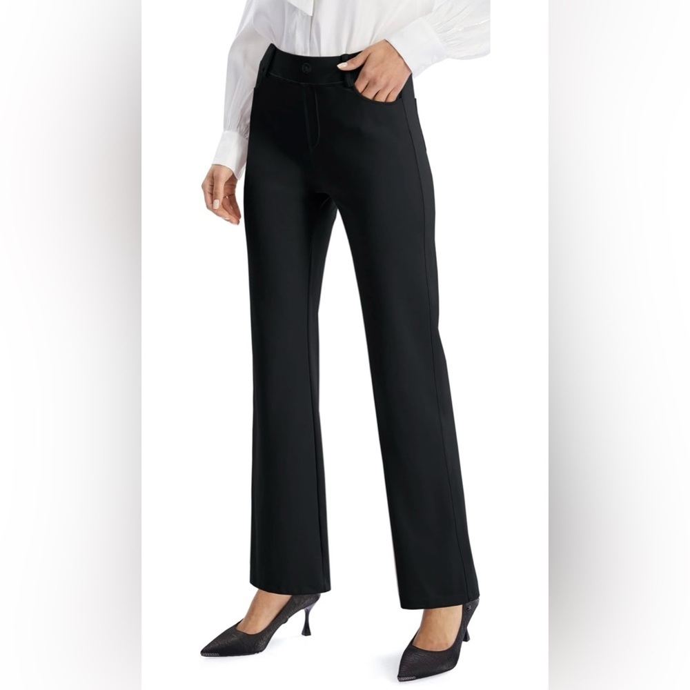 AFITNE LRG Yoga Dress Pants, 31" Inseam Stretchy Work Slacks Straight Le…